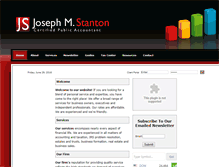 Tablet Screenshot of josephstantoncpa.com